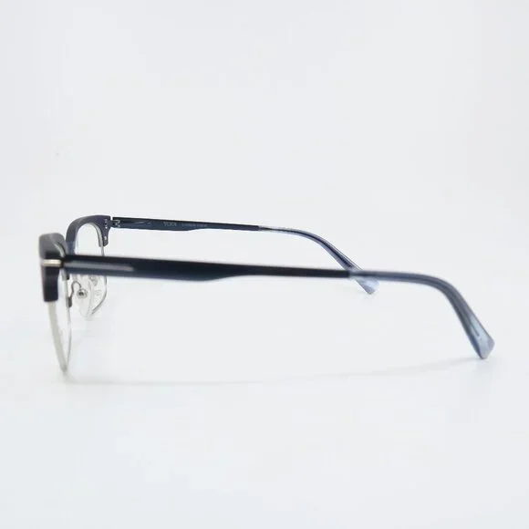 Tumi VTU026 0751 52mm Matte Navy Carbon Fiber/Stainless Steel New Eyeglasses.